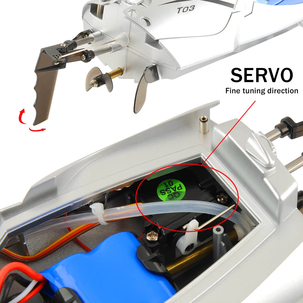 Радиоуправляемая лодка 30 км/ч высокая скорость 2 4 ГГц канальный гоночный пульт
