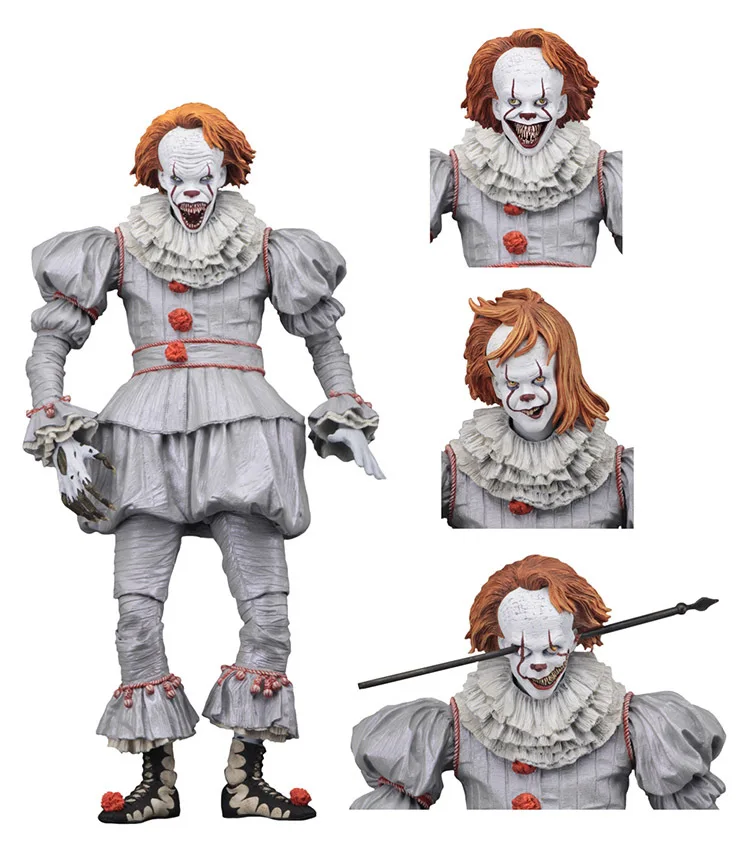 7 дюймов 18 см 4 типа Оригинал NECA Pennywise Joker Stephen King's It Ultimate фигурка игрушка кукла