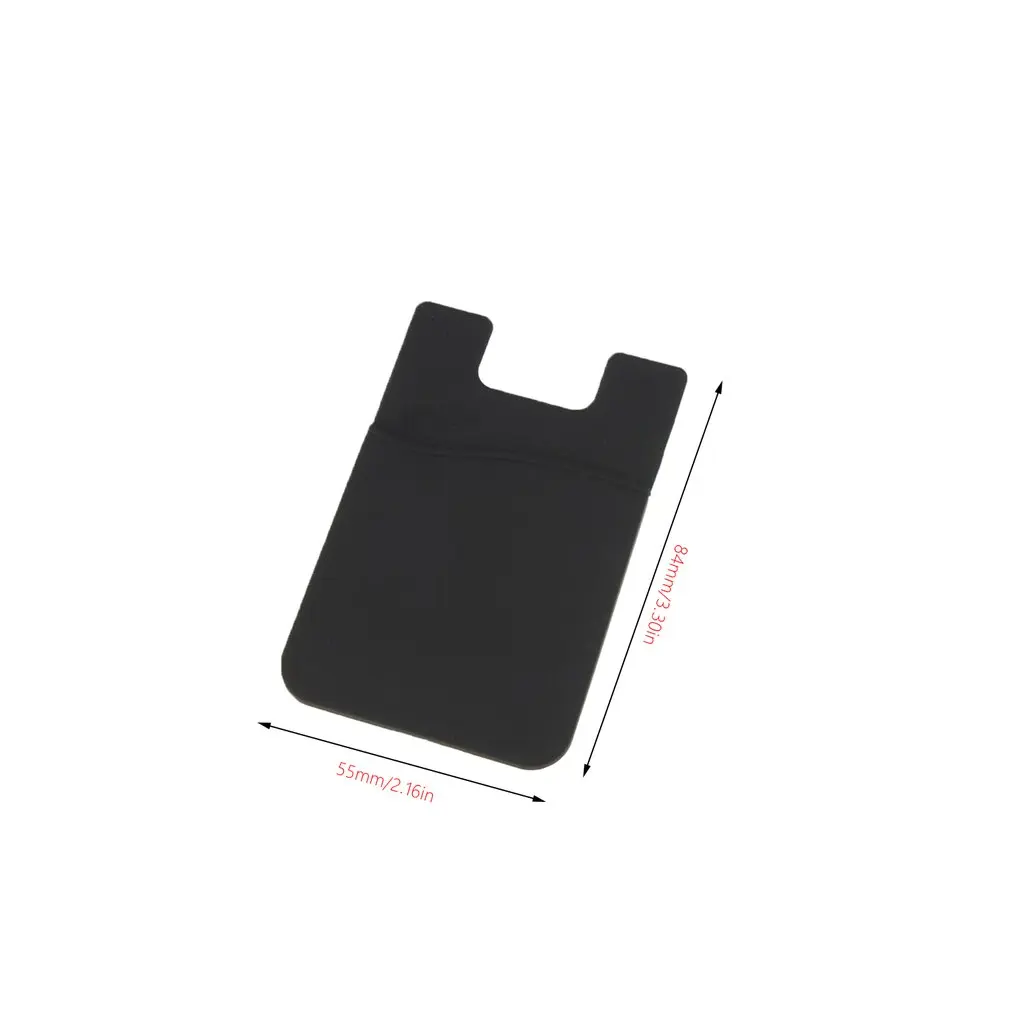 

New Adhesive Sticker Back Cover Card Holder Case Pouch For Cell Phone Wholesale