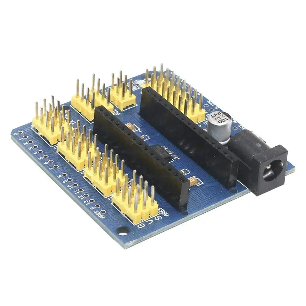 Плата совместимая с контроллером NANO I/O датчик расширения Shield Module для Arduino UNO R3 Nano