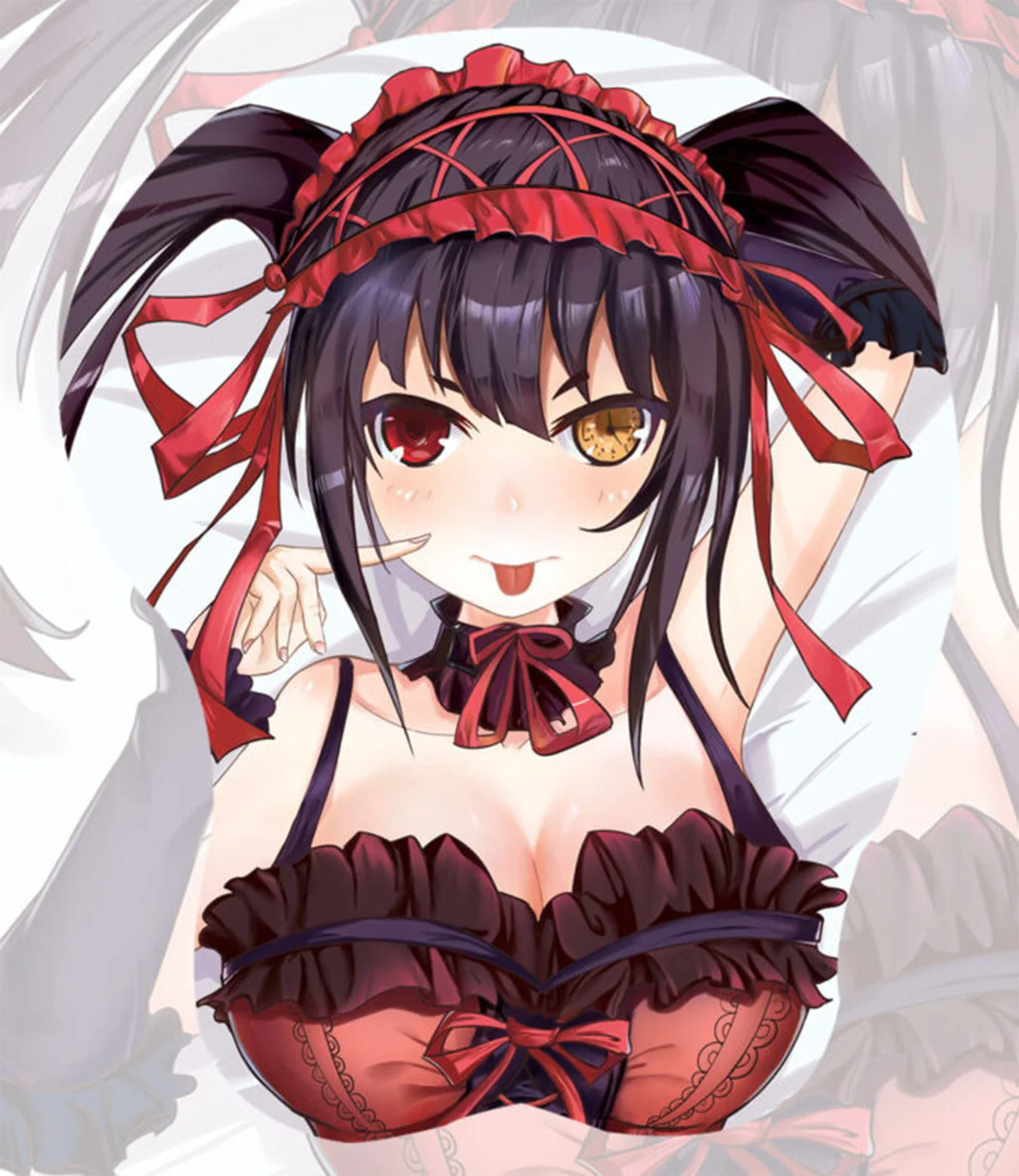 

Anime Date A Live Tokisaki Kurumi Cute Girl 3D Chest Soft Gel Gaming Mouse Pad Cartoon Mousepad Wrist Rest Xmas Birthday Gift