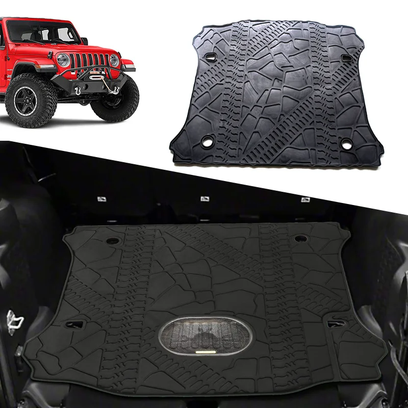 1X Specialized For Jeep Wrangler JK JL 2015-2018 Cargo Liner Trunk Mat Waterproof Durable Protection Carpet Accessories Interior