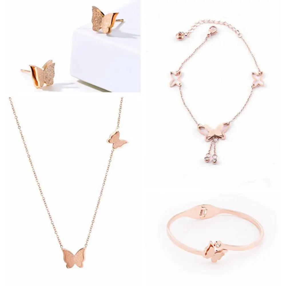 

Ladies Quartz Watch 360 Degree Rotating Wristwatch Women Clocks Luxury Diamond Girl Bracelet Earring Necklace Combination Set