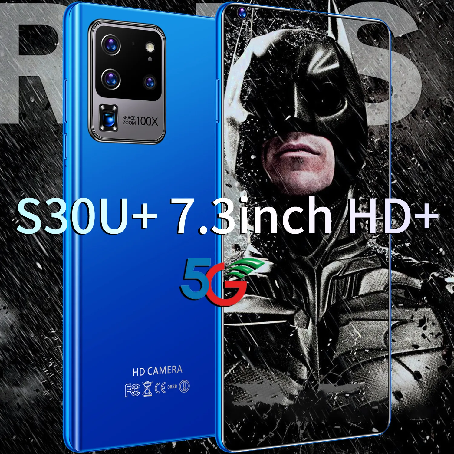 

S30U + Global Version cellphone 12GB+512GB Dual Sim Unlocked Mobile Phone Android 11.0 MTK 6799 Deca Core 7.3 Inch HD Screen