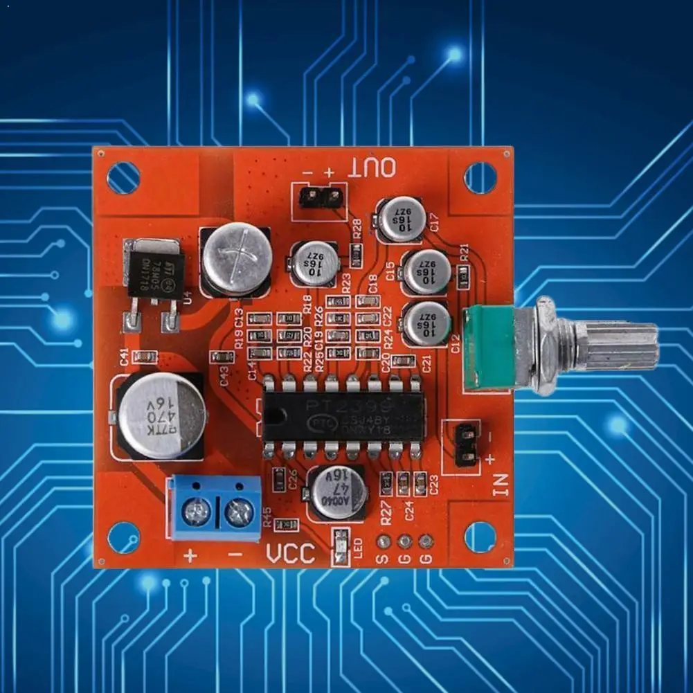 

PT2399 Microphone Reverb Plate Reverberation Board Function Module Preamplifier No H1Y5