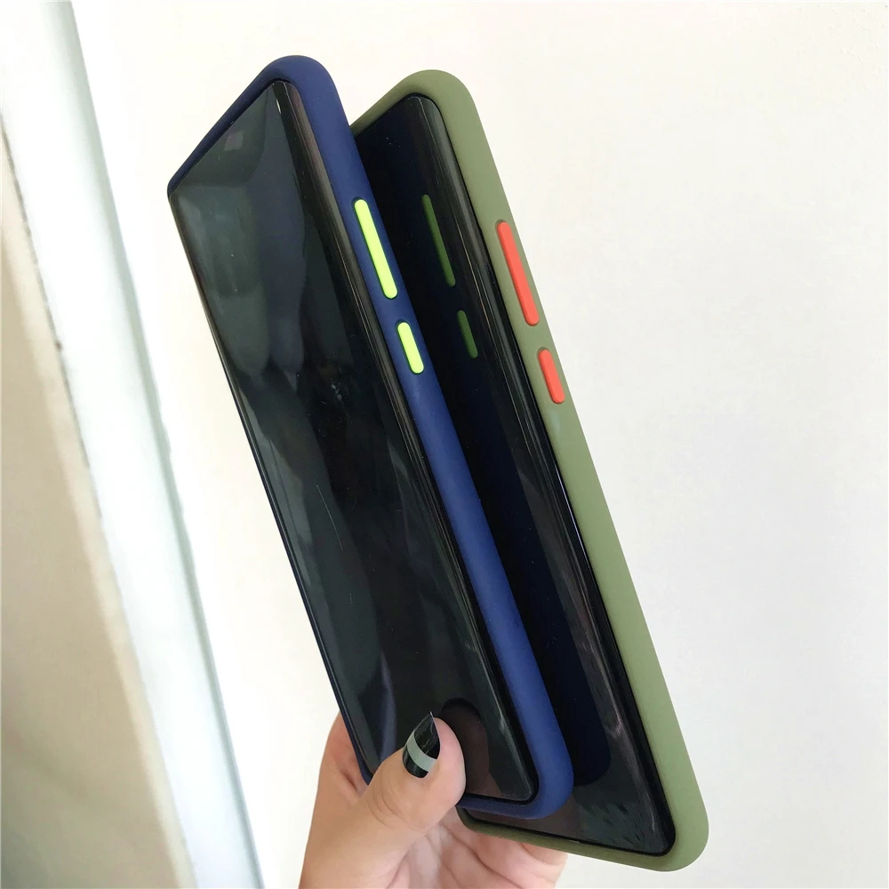 Модный Цветной силиконовый чехол бампер для huawei Honor 20 Pro 9X матовый Гибридный Y5 Y6 Y7