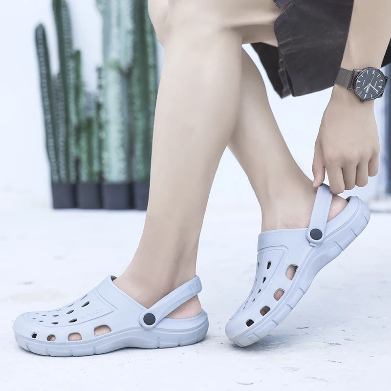 Мужские акватуфли дышащие кроссовки для пляжа рыбалки уличные летние сандалии с