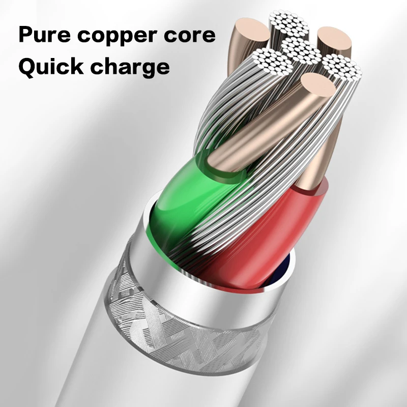 1M/1.5M/2M Super Fast 66W Charging Data Cable USB 3.1 A to Type-C Male Plugs 6A Extended Transmission | Электроника
