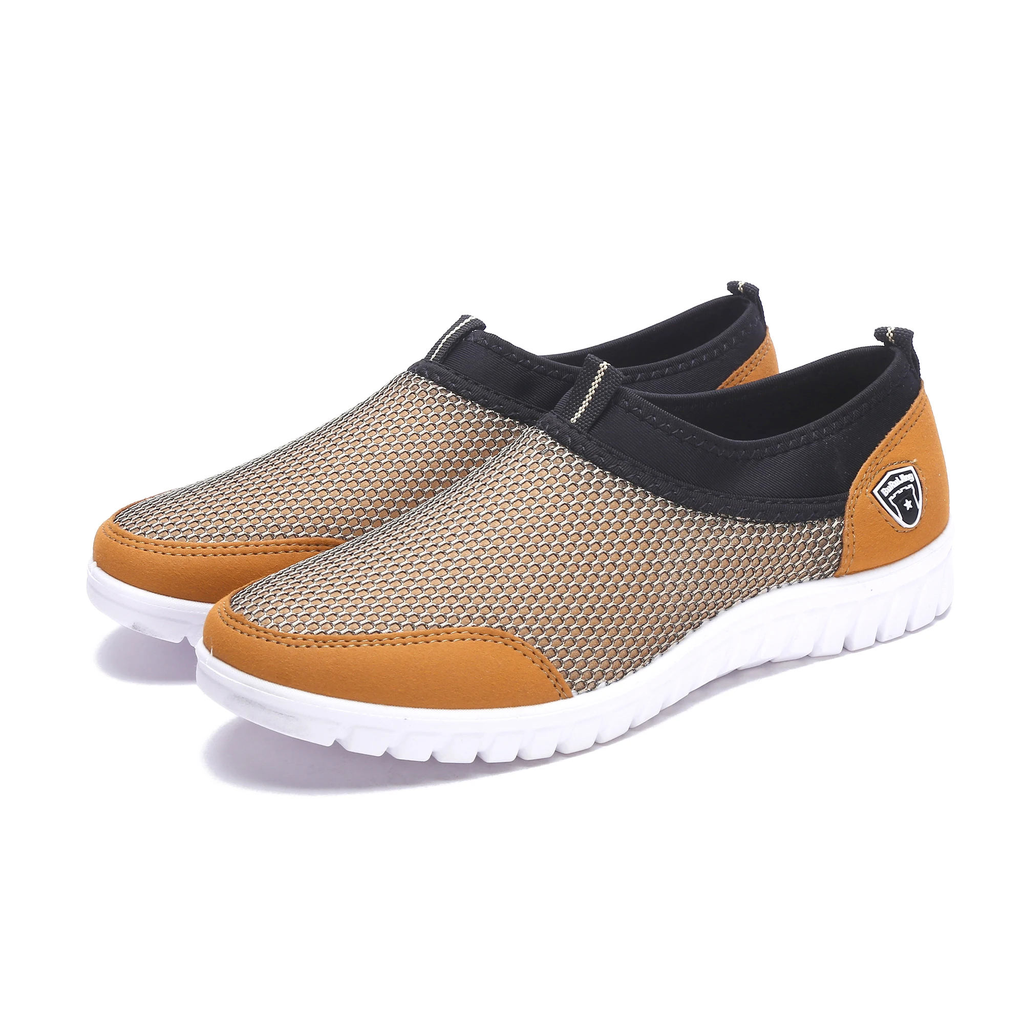 FONIRRA Men Casual Shoes 2020 Breathable Mesh Size 38-48 Slip On Soft Men's Loafers Outdoors Walking 342 | Обувь
