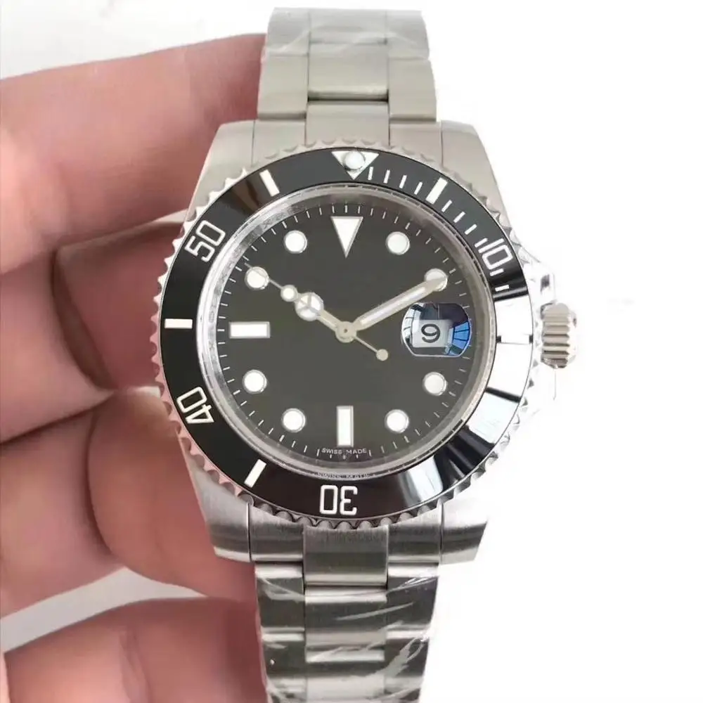 

2021 new models 41mm The Mens' Watches Calendar Waterproof Luminous Stainless ceramic Bezel Man Clock Automatic Mechanical