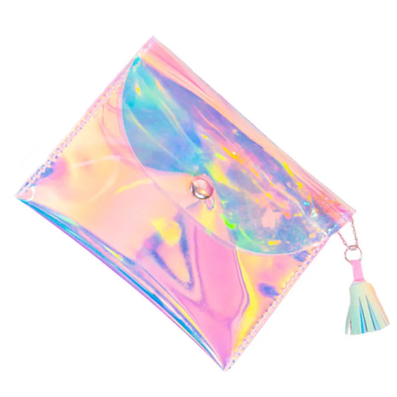 Цветные лазерные Кошельки для монет новинка 2020 желе прозрачные яркие кошельки из