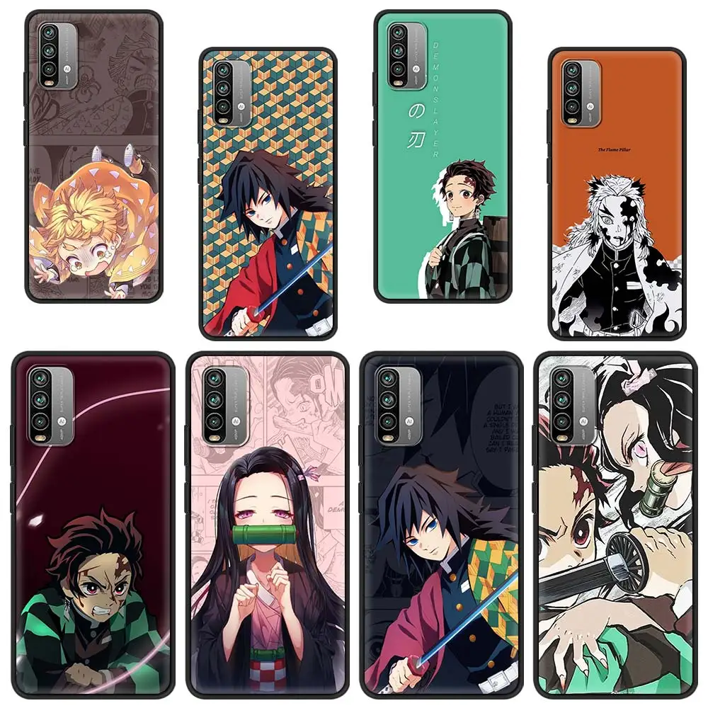 

Anime Cartoon Demon Blade Black Case For Xiaomi Redmi Note 9S 9 8T 8 7 7A 9A 8A 9C 6 6A K30 Pro Fundas Silicone Phone Capas