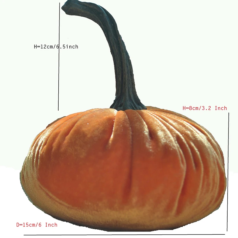 

4 Colors Baby Plush Toy Halloween Pumpkin Artificial Pumpkin Photo Prop Festival Halloween Party Garden Decor Ornament Craft Toy