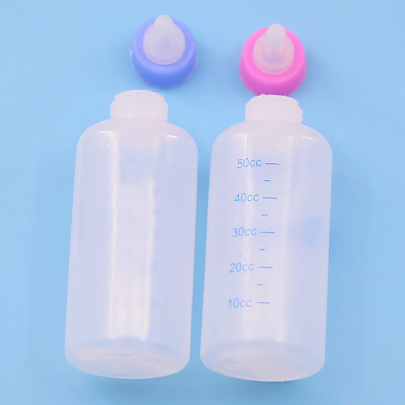 1 шт. 50 мл бутылочка для питомца щенка котенка кормления бутылки воды маленьких