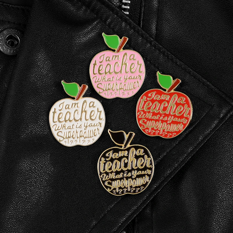 

Teacher enamel pin gifts idea Great as appreciation gift for teacher on national teachers day Lapel pin brooches badges Jewelry