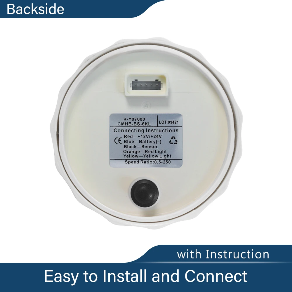 Водонепроницаемый KUS Морской Тахометр для автомобиля грузовика лодки тахометр с