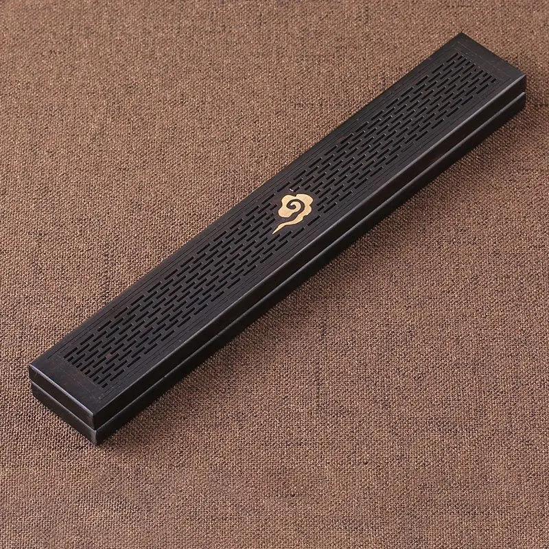 1 шт в черном деревянном корпусе Ладан держатель гроб горелки дерево благовония