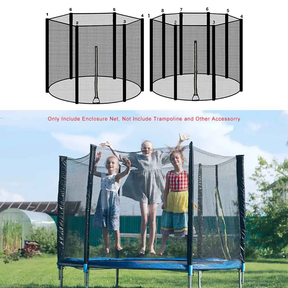 

Trampoline Supplies Trampoline Enclosure Durable Safe Nylon Trampoline Protection Net For Outdoor Children Injury Prevention New