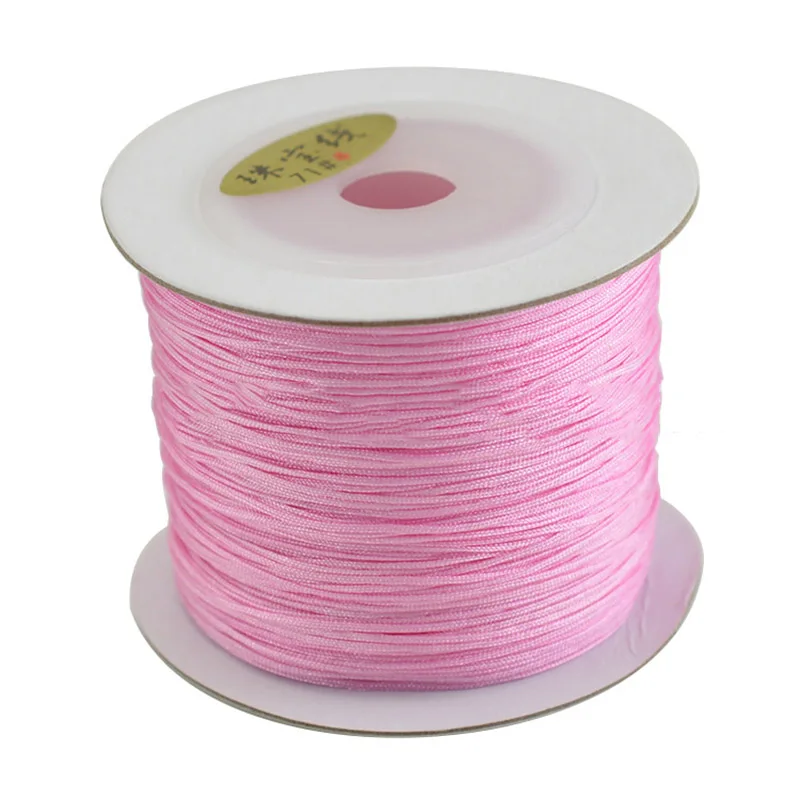 0 6 мм полиэфирные нити веревки плетеные атласная веревка китайский узел шнур