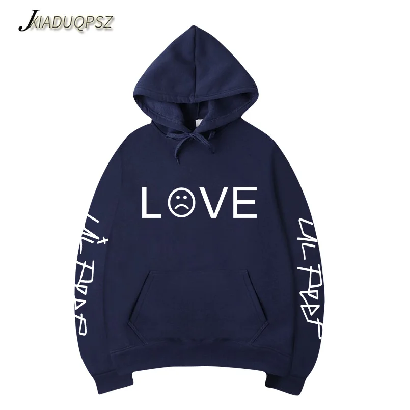 Lil Открытый толстовки Love lil. Peep мужские пуловер с капюшоном свитшоты