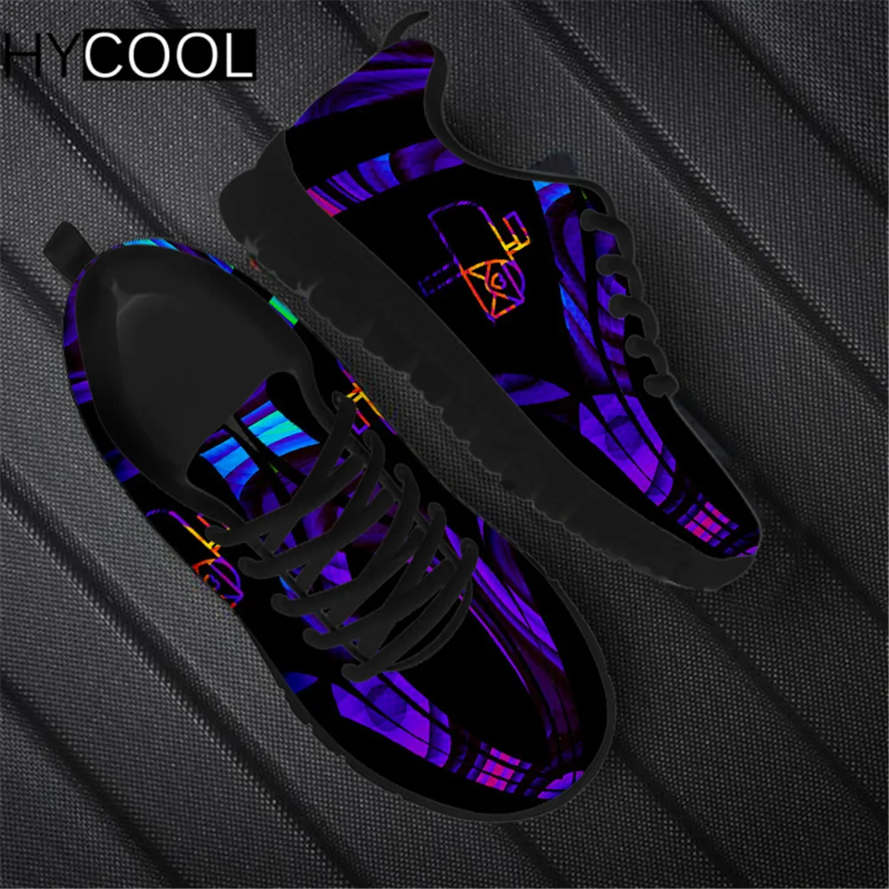 

HYCOOL 2020 New Arrival Style Couple Sports Running Shoes Postal Worker Print Female Outdoor Breathable Sneakers Zapatos Mujer