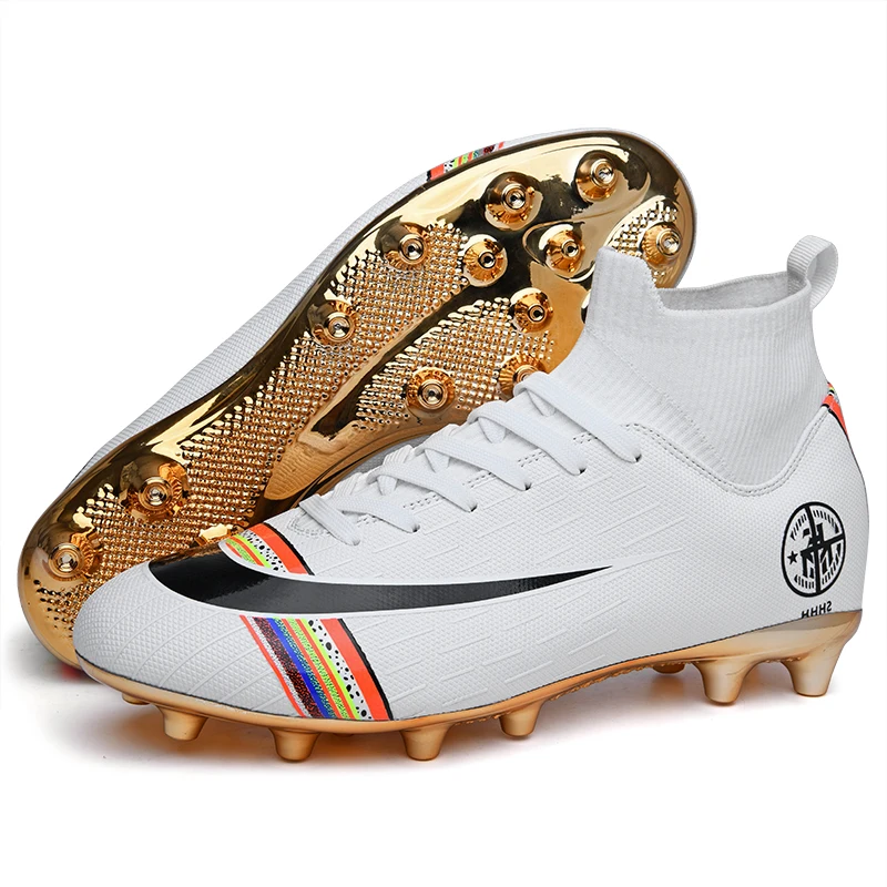 

Men Women Professional Football Boots Breathable Training Soccer Cleats Outdoor Sport Shoes Turf Boys Futsal football Shoes