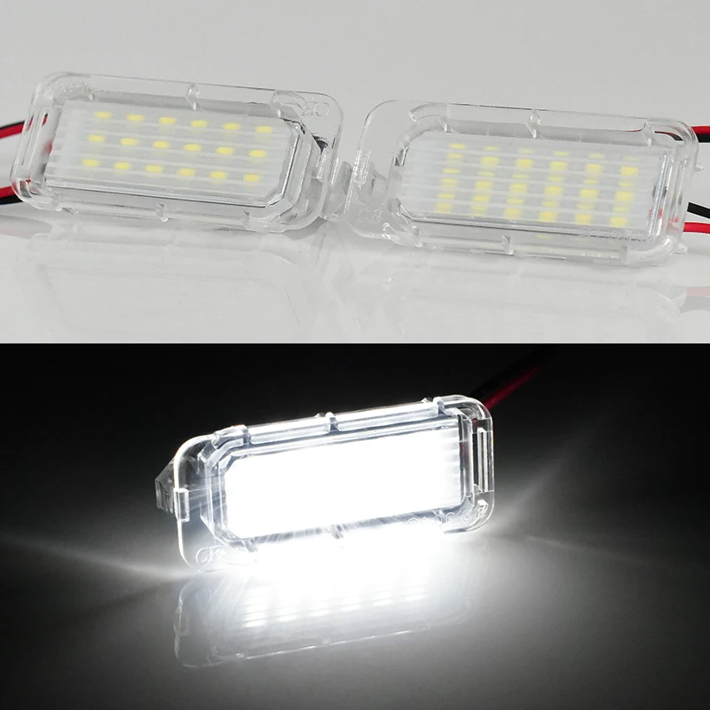 CNSUNNYLIGHT 2 шт. Canbus без ошибок лампы для номерного знака автомобиля Ford Focus Mondeo Fiseta