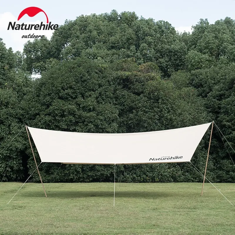 Naturehike Classy 5-8 Persons Waterproof Camp Awning Cotton Sun Shelter Hexagonal Portable 7*4.3m Sunshade | Спорт и развлечения