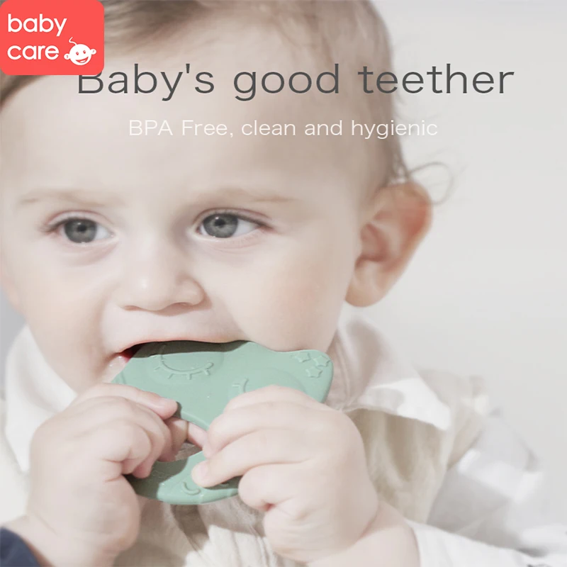 Детский зубной уход милая форма силиконовый прорезыватель для малышей