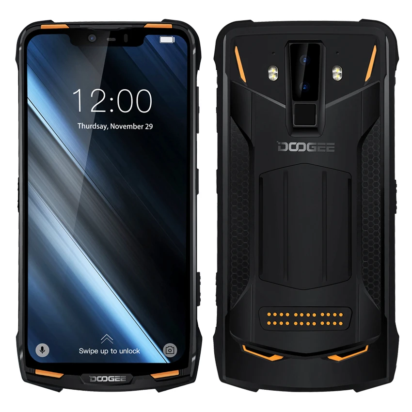 Ударопрочный мобильный телефон DOOGEE S90 NFC IP68 6 ГБ + 128 Гб 5050 мАч android 8 1 18 дюйма Helio P60