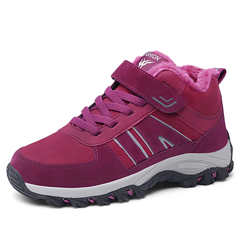 

Fashion Ankle Boots Men Waterproof Unisex Lovers Sneaker Male Casual Winter Boots Snow Fur Botas Big Size 35-46 Botines Hombres