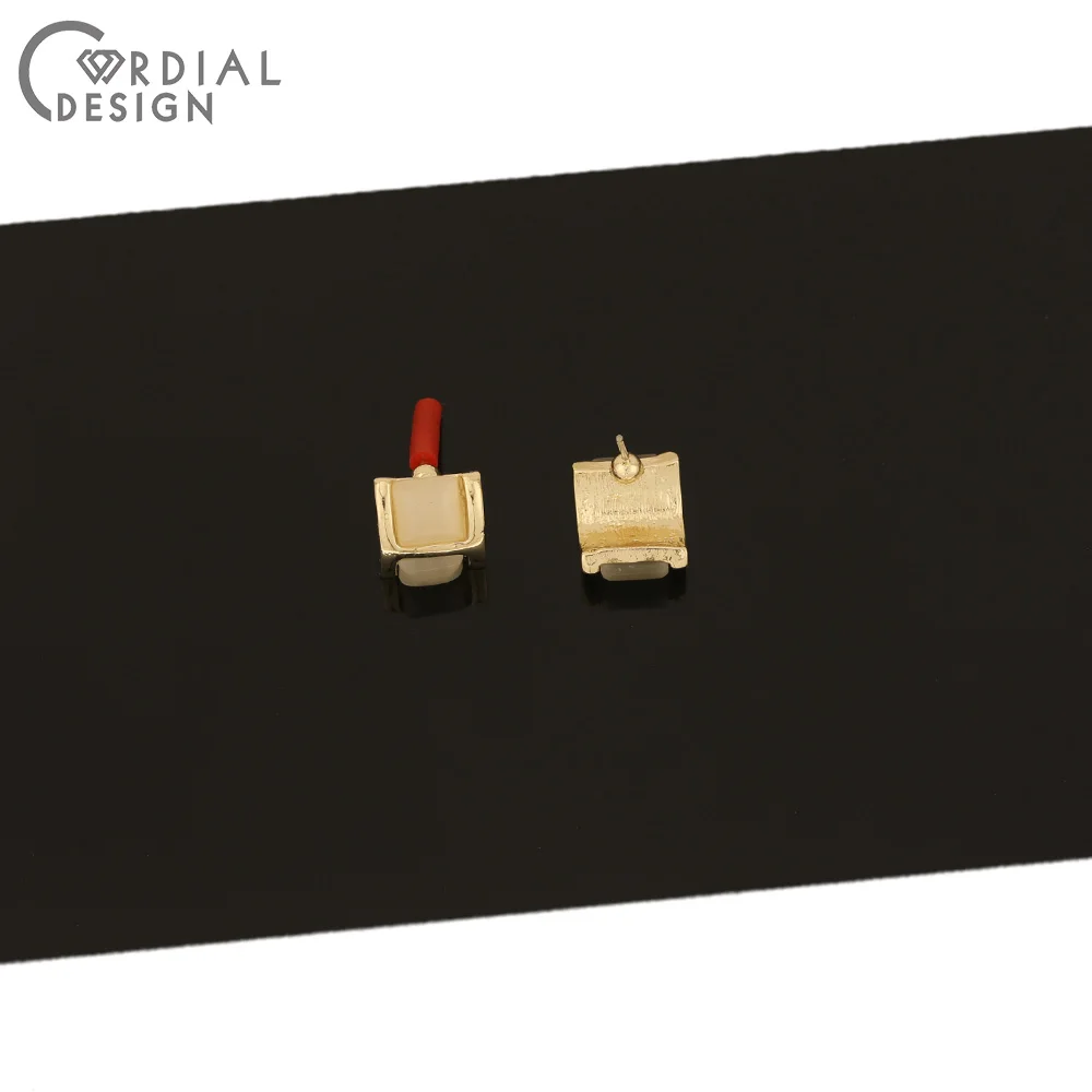 

Cordial Design 100Pcs 10*11MM Jewelry Accessories/DIY Making/Earrings Stud/Cat Eye Effect/Hand Made/Jewelry Findings & Component