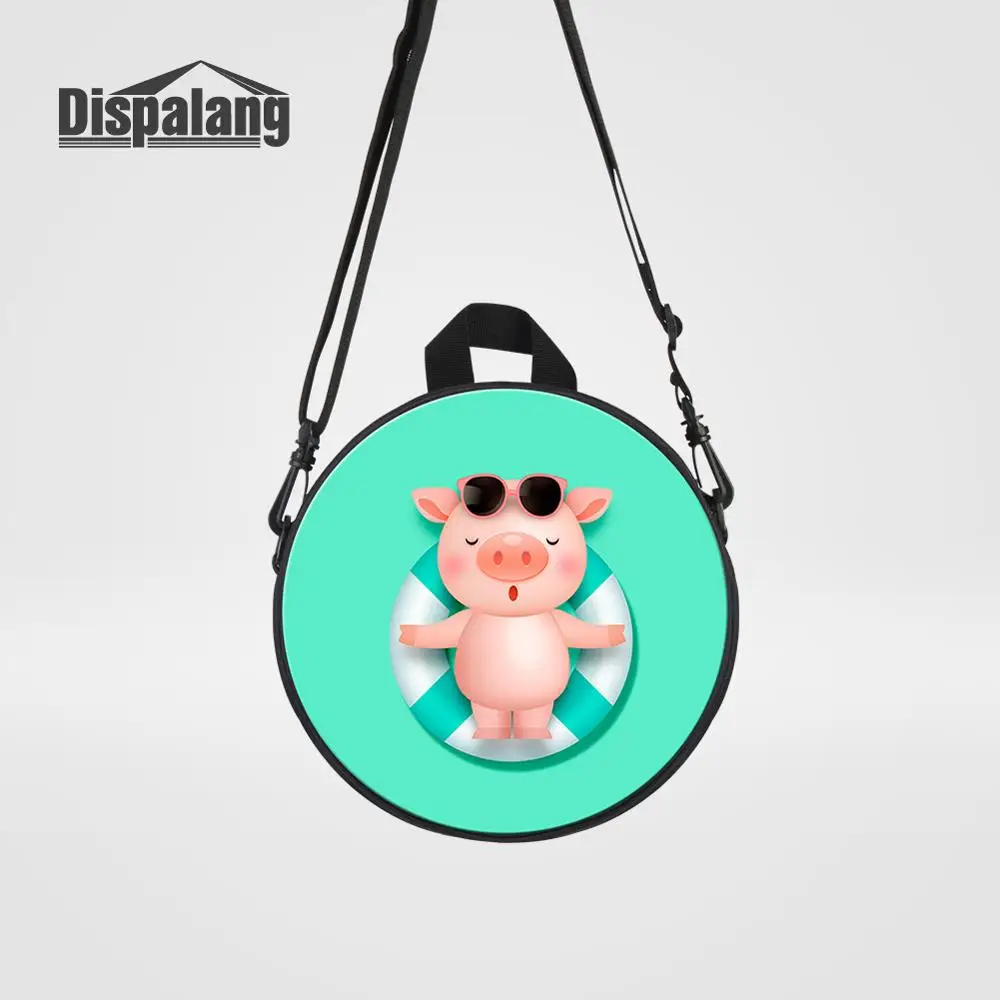 Backpack24 Dispalang новые Мультяшные детские сумки-мессенджеры с принтом лисы для девочек милые животные круглые Rugtas детские мини сумки через плечо - Цвет: Backpack24
