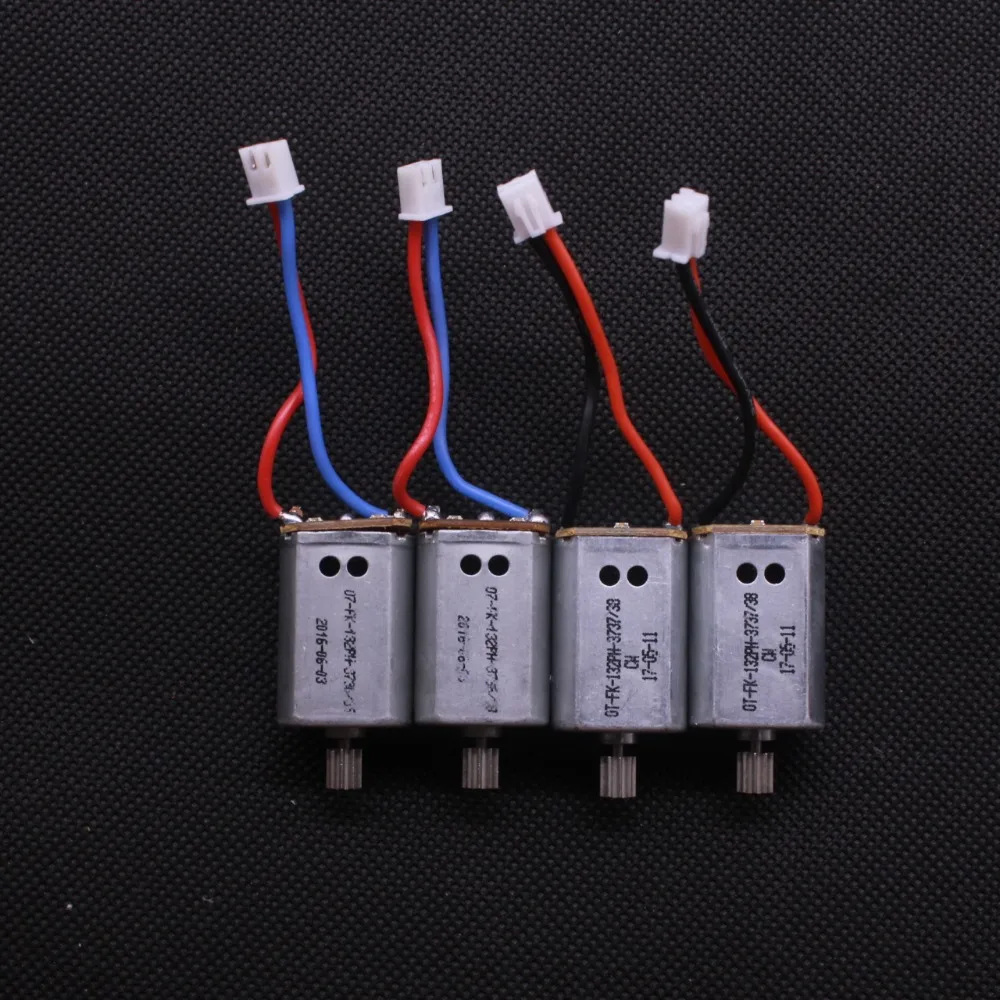 Аксессуары для двигателя CW CCW 4 шт. проволочные двигатели Syma X8C X8W X8HC X8HW RC Quadcopter Drone