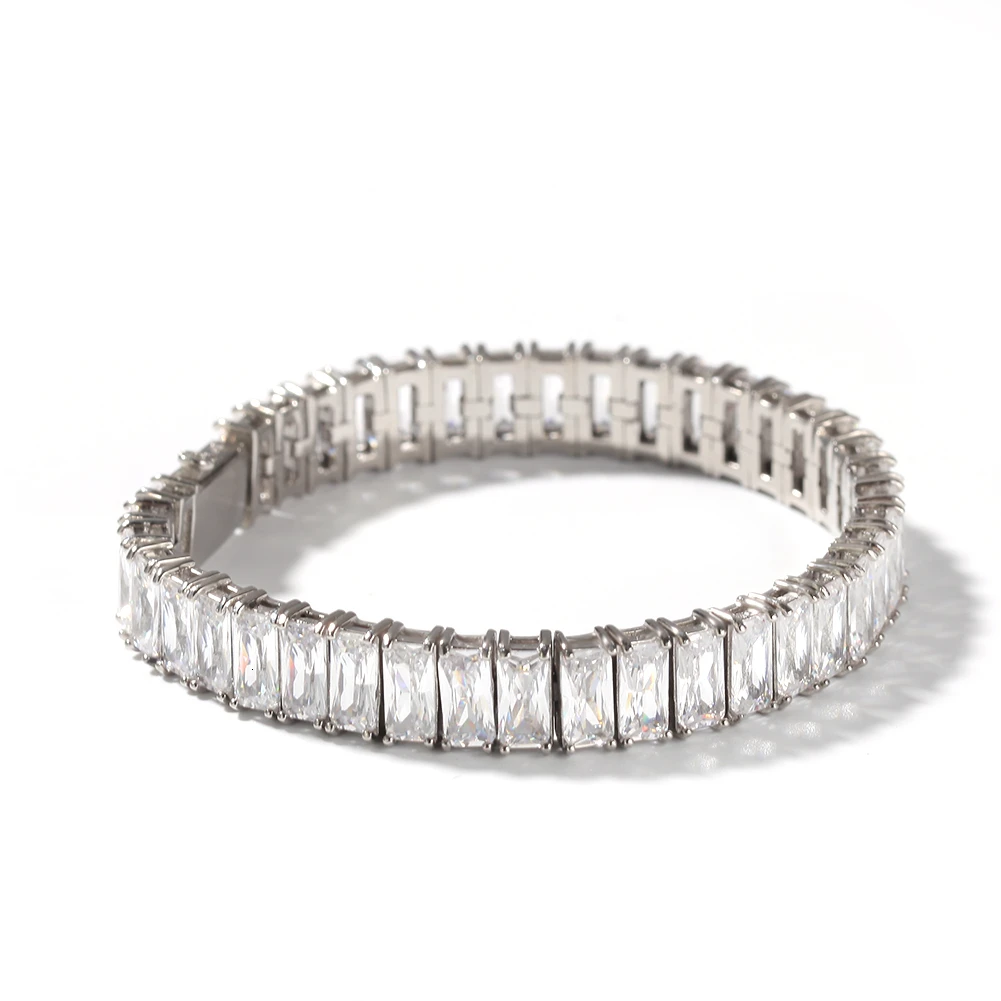 BLING KING AAA кубический циркон Iced Out для мужчин женщин новый стиль нержавеющая сталь