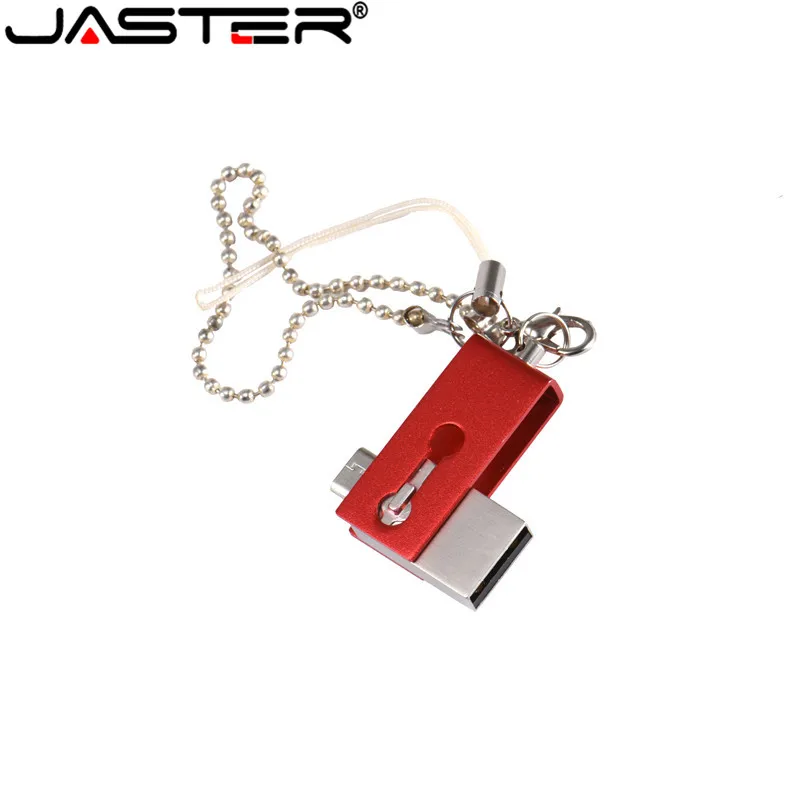 Металлический OTG флеш накопитель JASTER диск USB 2 0 64 ГБ 16 высокоскоростной 32 4 Гб с