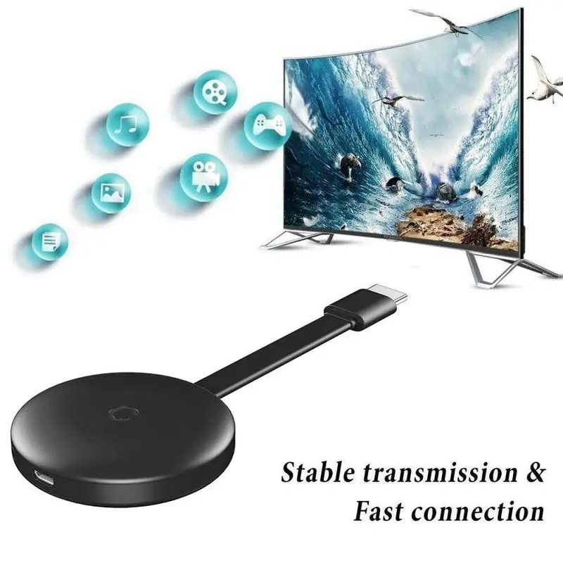

G12 TV Stick1080P HD TV For youtube 4K HD HDMI-compatible Media Player 2.4G WiFi Display Dongle Screen Mirroring