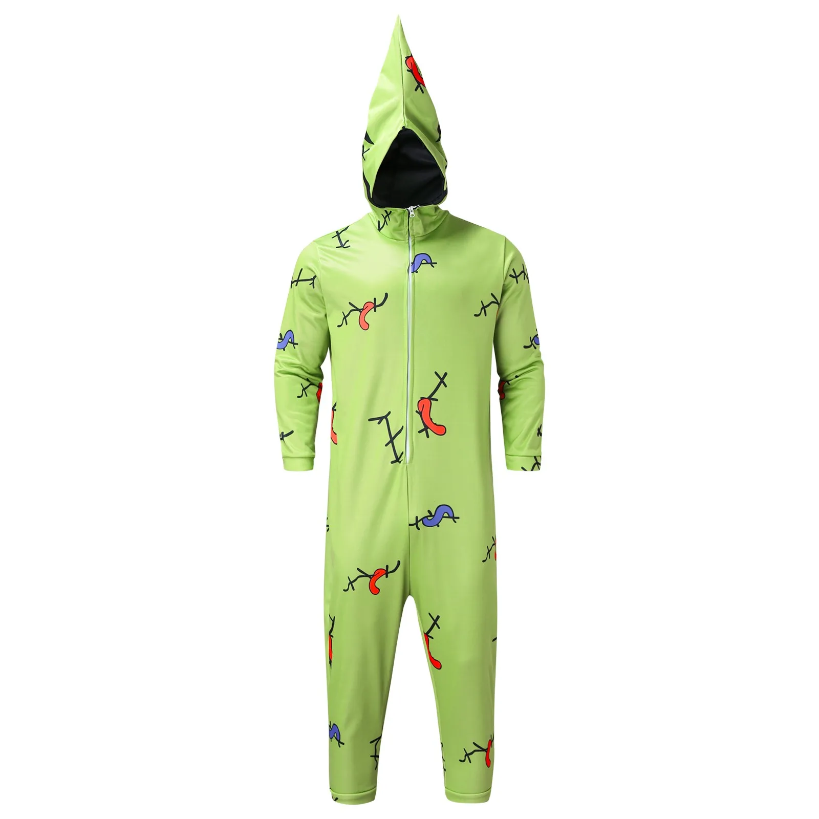 Oogie Boogie Onesies Adult Christmas Nightmare Bug Stitch Zipper One Piece Pajama Party Set Cartoon Overalls Jumpsuit Women Men |