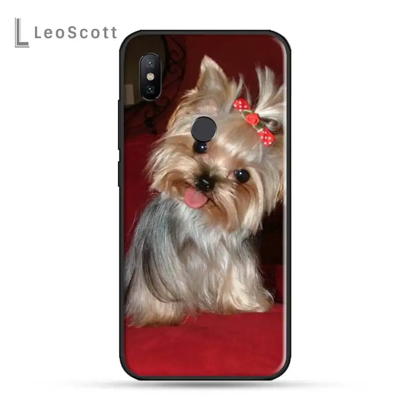 

Yorkshire terrier dog cute animal luxury design Phone Case shell For Xiaomi Redmi note 7 8 9 t k30 max3 9 s 10 pro lite