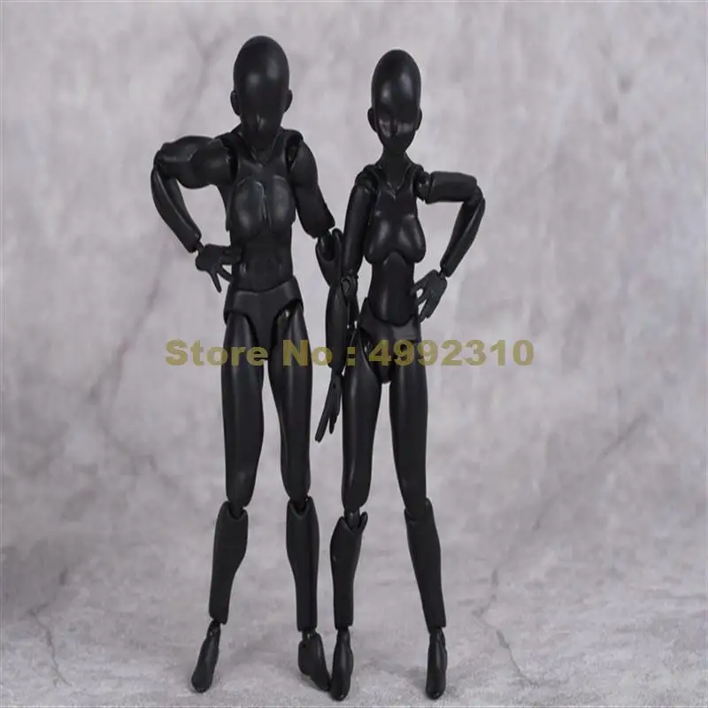 Человек и женщина тело человека подвижная diy живопись черная коллекция действий