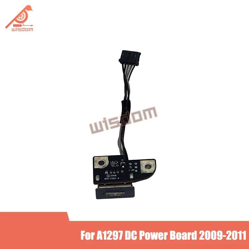 Оригинальный б/у разъем для платы питания постоянного тока MacBook Pro 17 дюймов A1297 DC IN