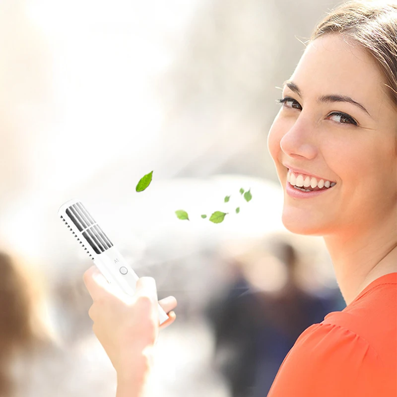 Bladeless портативный маленький вентилятор Usb Перезаряжаемый на батарейках