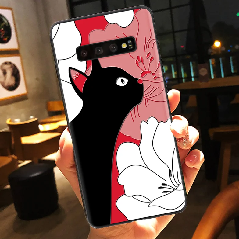 3D Тотем рельефный чехол для Samsung Galaxy A7 A9 S7 край S8 S9 S10 плюс A6 A5 A10 A30 A50 A70 Note 8 9 бант из ленты TPU с изображением