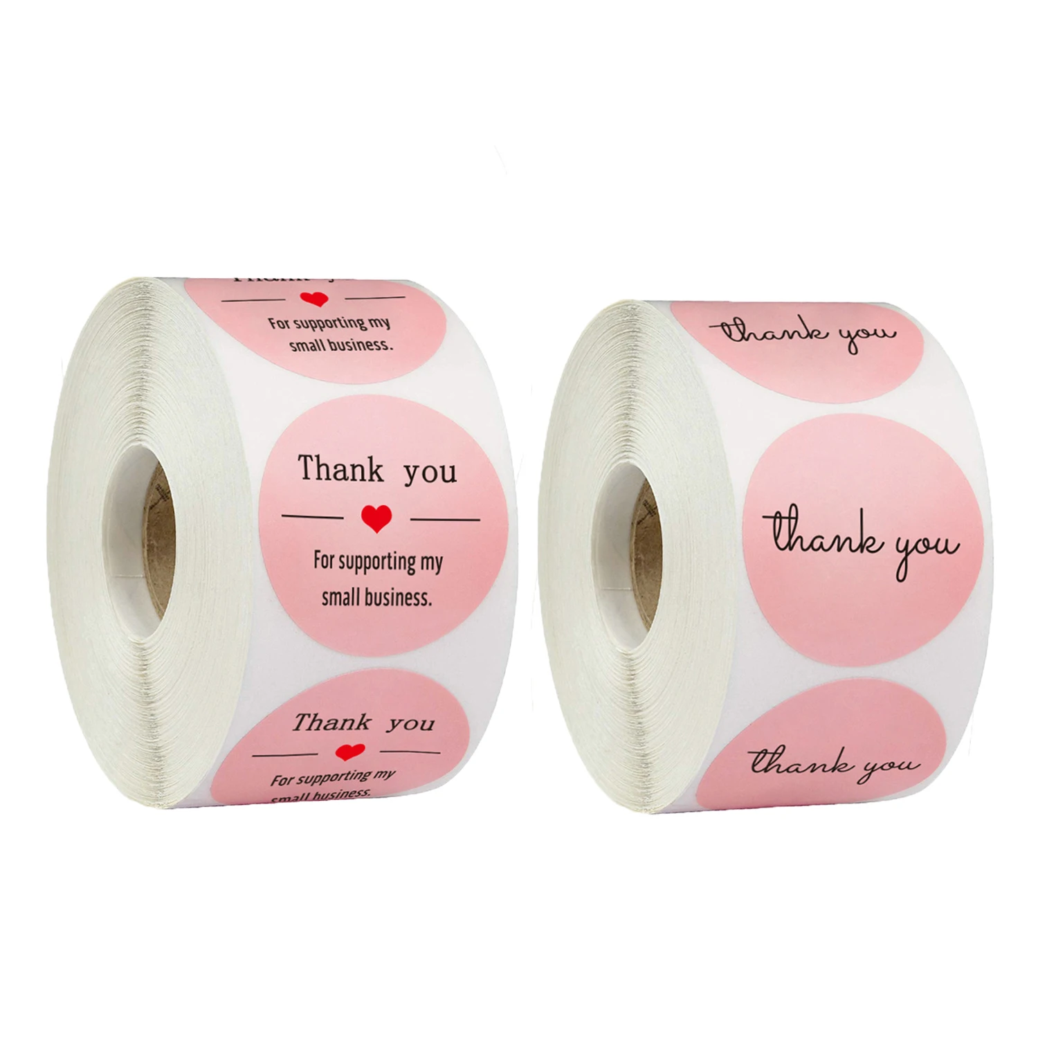 

500pcs Pink THANK YOU Stickers Labels Seal-Sticker for Gift Craft Christmas Decoration Wedding Label Scrapbooking Decor