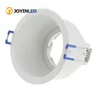 Квадратная Встраиваемая светодиодное потолочное освещение рамка держателя отделка кольцо GU10 MR16 галогенные приспособления для лампочки держатель Гнездо точечное освещение светильники