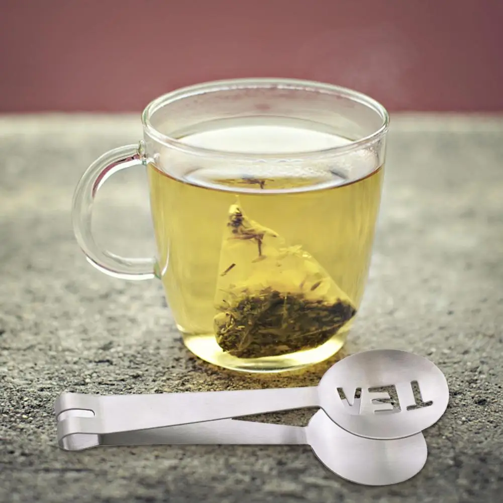 Многоразовые полые щипцы для чайных пакетиков ложка из нержавеющей стали