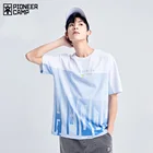 Футболка Pioneer Camp мужская с круглым вырезом, хлопок, короткий рукав, уличная одежда, белая, ATS116414S