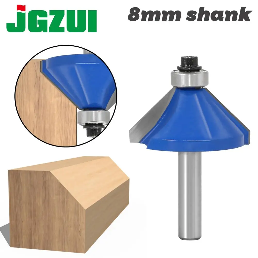 Концевая фреза 45 градусов 8 мм|router bit|45 degree chamfer45 router bit |