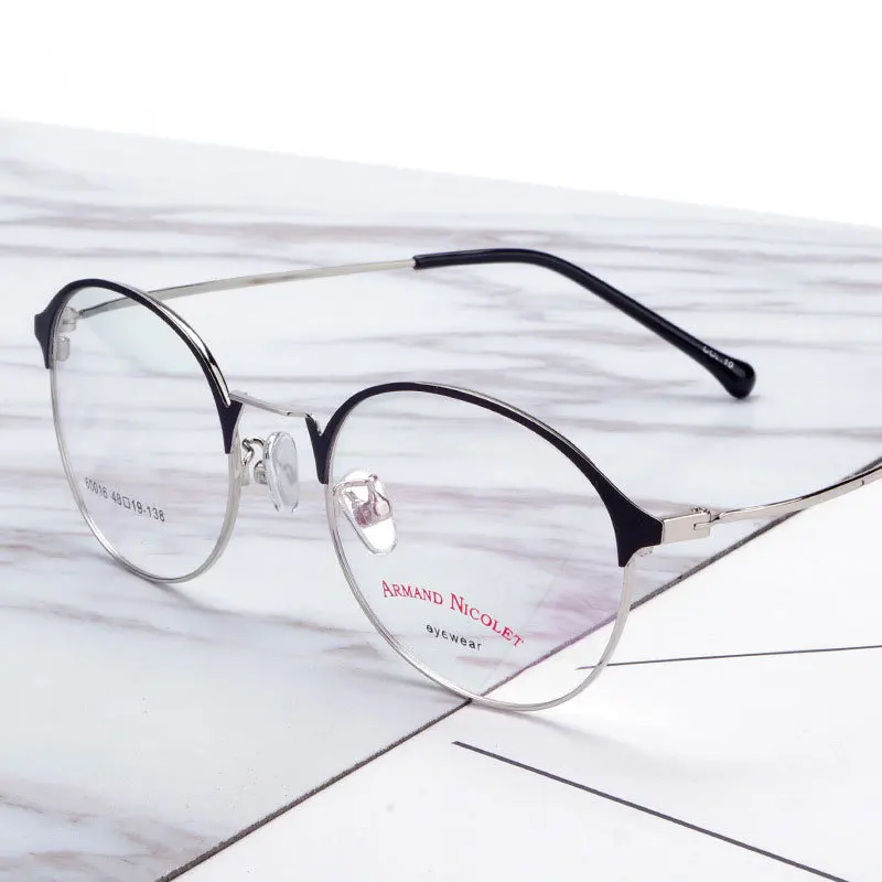 Ультралегкая оправа для очков ретро оптовая продажа Круглая близорукости