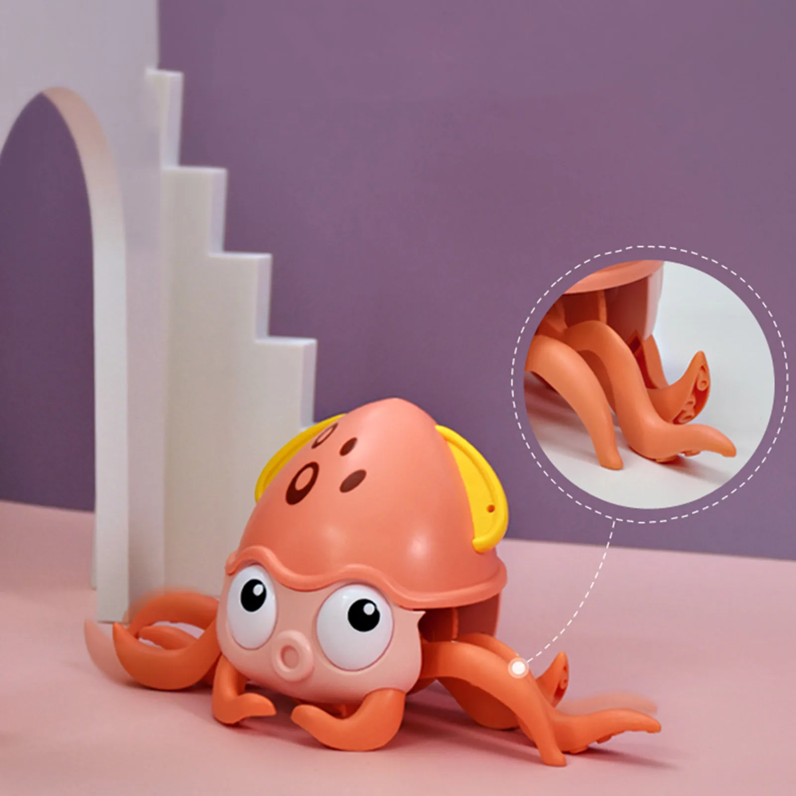 

Plastic Baby Octopus Baby Bath Toy Child Coordination Exercise Clockwork Toy Water Classic Toy For Children Jouets De Bain#W